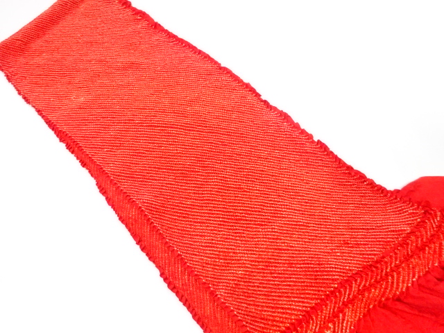 正絹　振袖用　絞り　帯揚げ